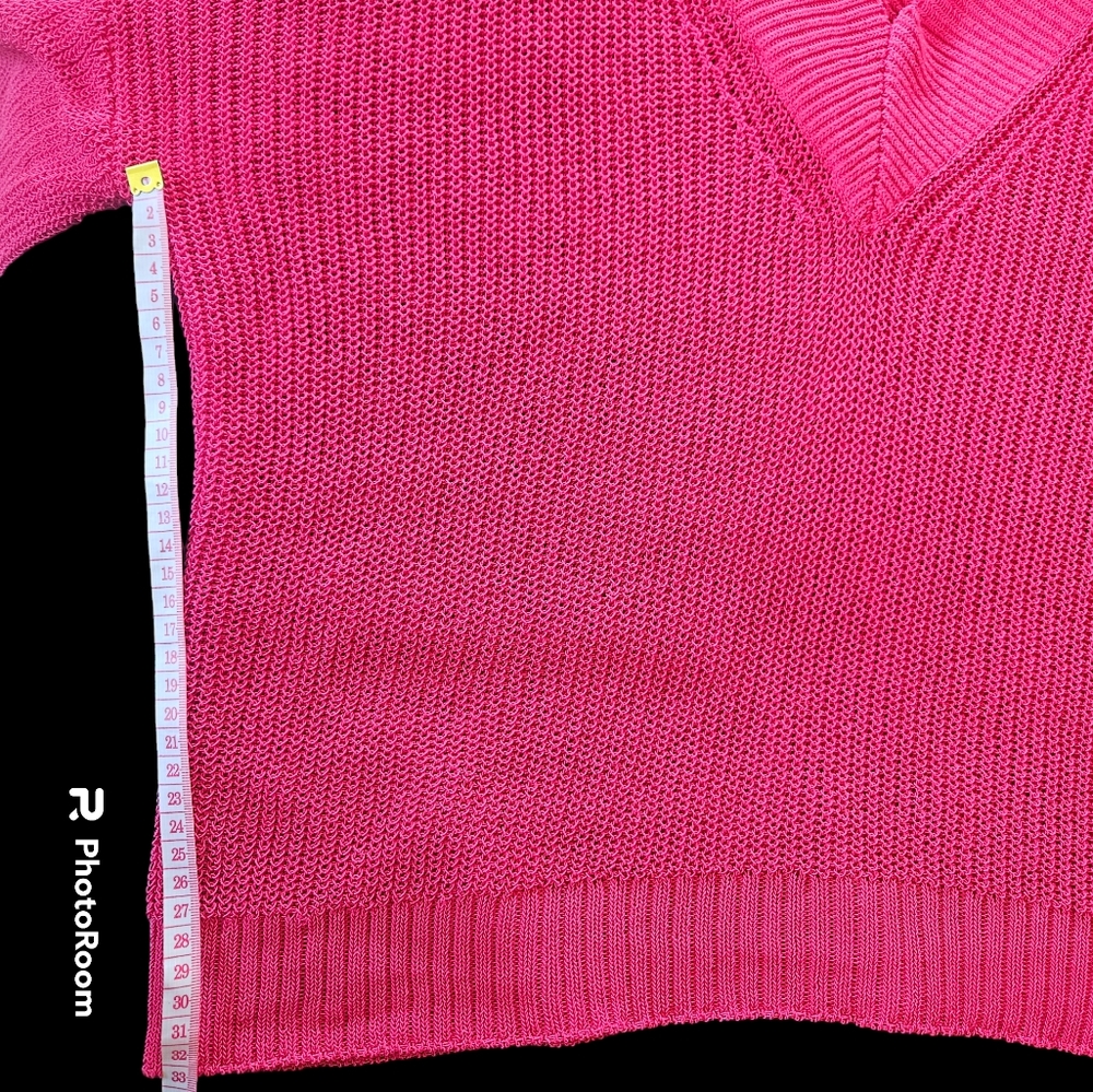 Country Road | V Neck & Back Sweater - Pink - Picture 10 of 12